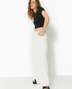 Pimkie Pimkie Positive|Jean^Jean Wide Taille Haute Bas Coupés -