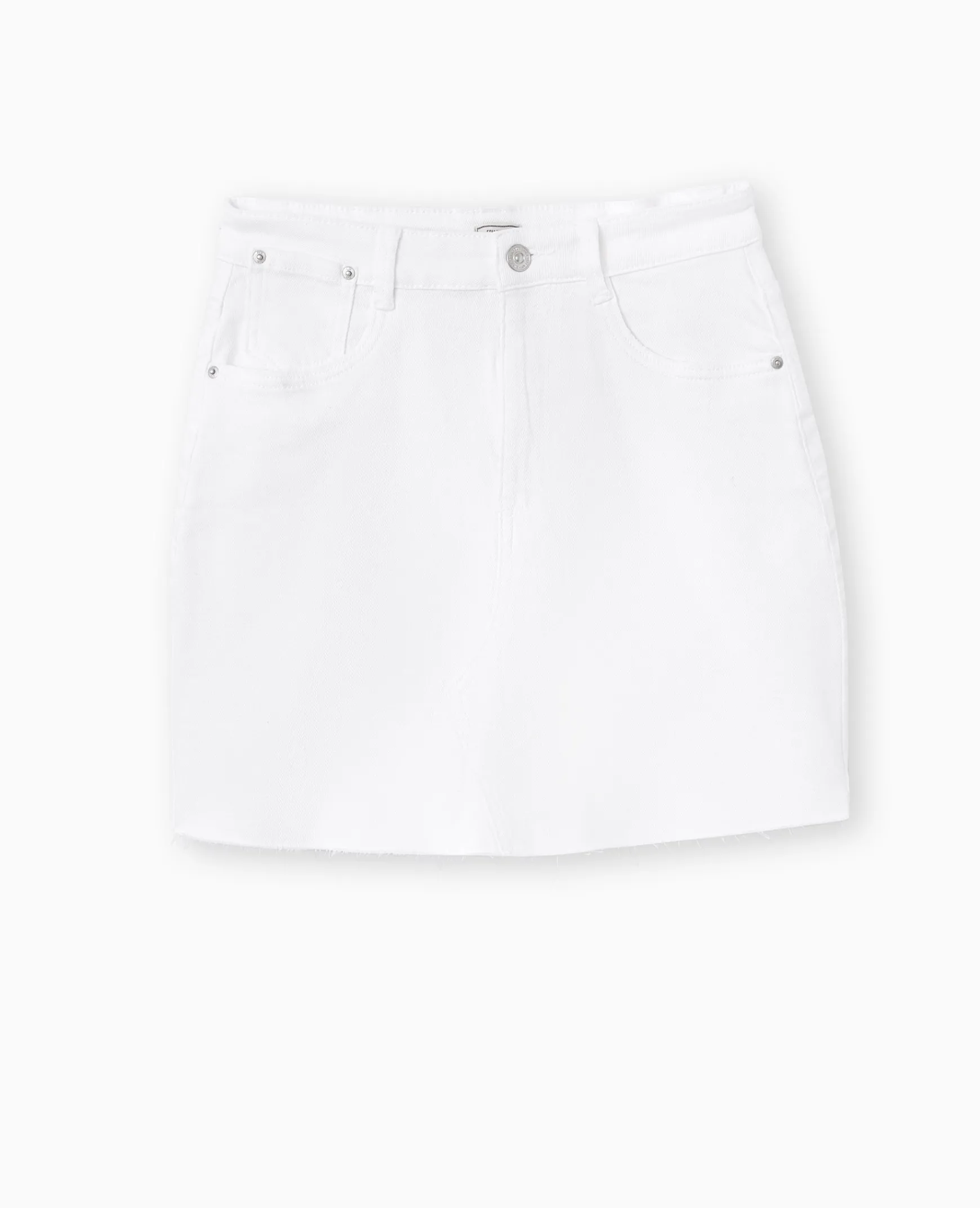 Pimkie Pimkie Positive|Jupe^Jupe Courte En Jean Avec Bas Coupé -