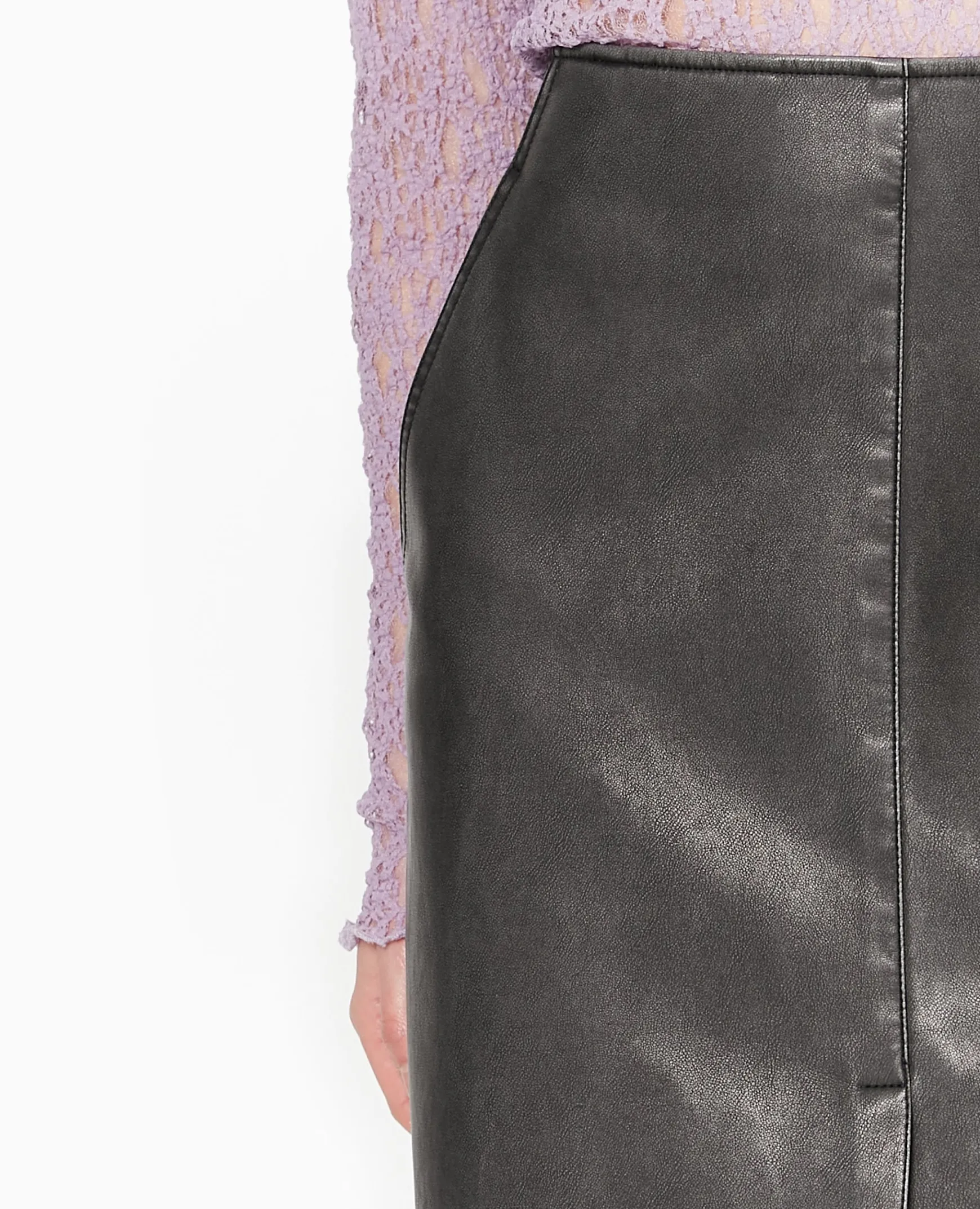 Pimkie Jupe^Jupe Longue En Faux Cuir Used -