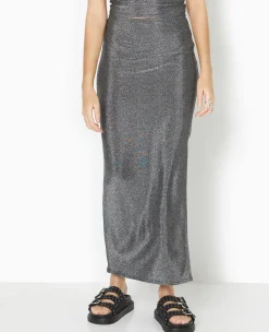Pimkie Toute La Collection|Jupe^Jupe Longue Et Droite Avec Lurex -