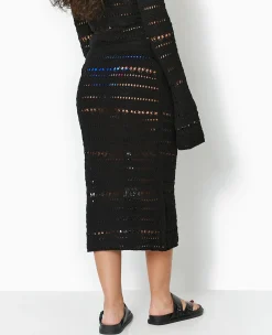 Pimkie Ensembles|Jupe^Jupe Midi En Maille Ajourée Façon Crochet -