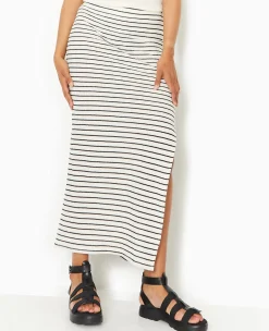 Pimkie Toute La Collection|Ensembles^Jupe Tube Longue En Maille Rayée -