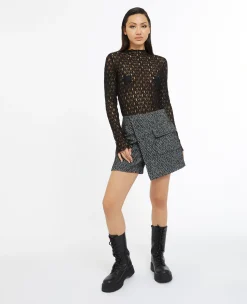 Pimkie Jupe|Ensembles^Jupe-short En Tweed Avec Poche -