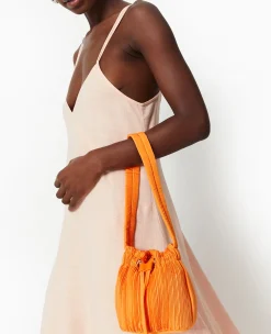 Pimkie Sac|Toute La Collection^Mini Sac Seau En Tissu Plissé -
