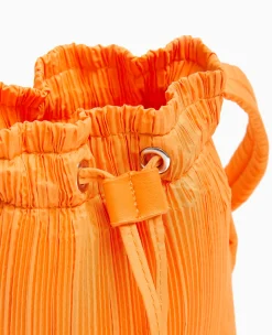 Pimkie Sac|Toute La Collection^Mini Sac Seau En Tissu Plissé -