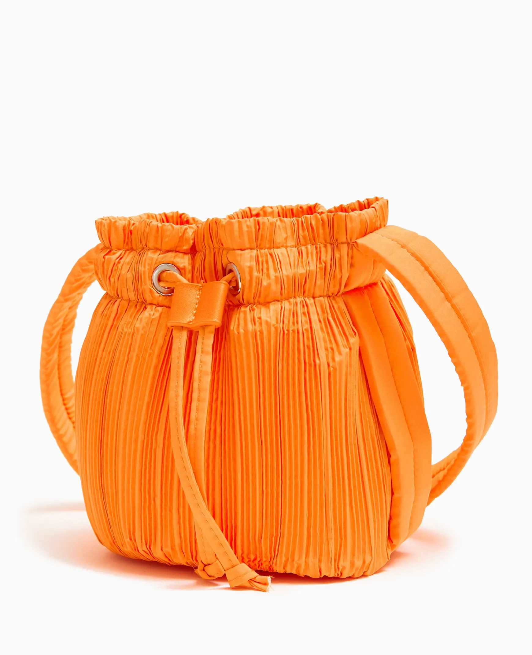 Pimkie Sac|Toute La Collection^Mini Sac Seau En Tissu Plissé -