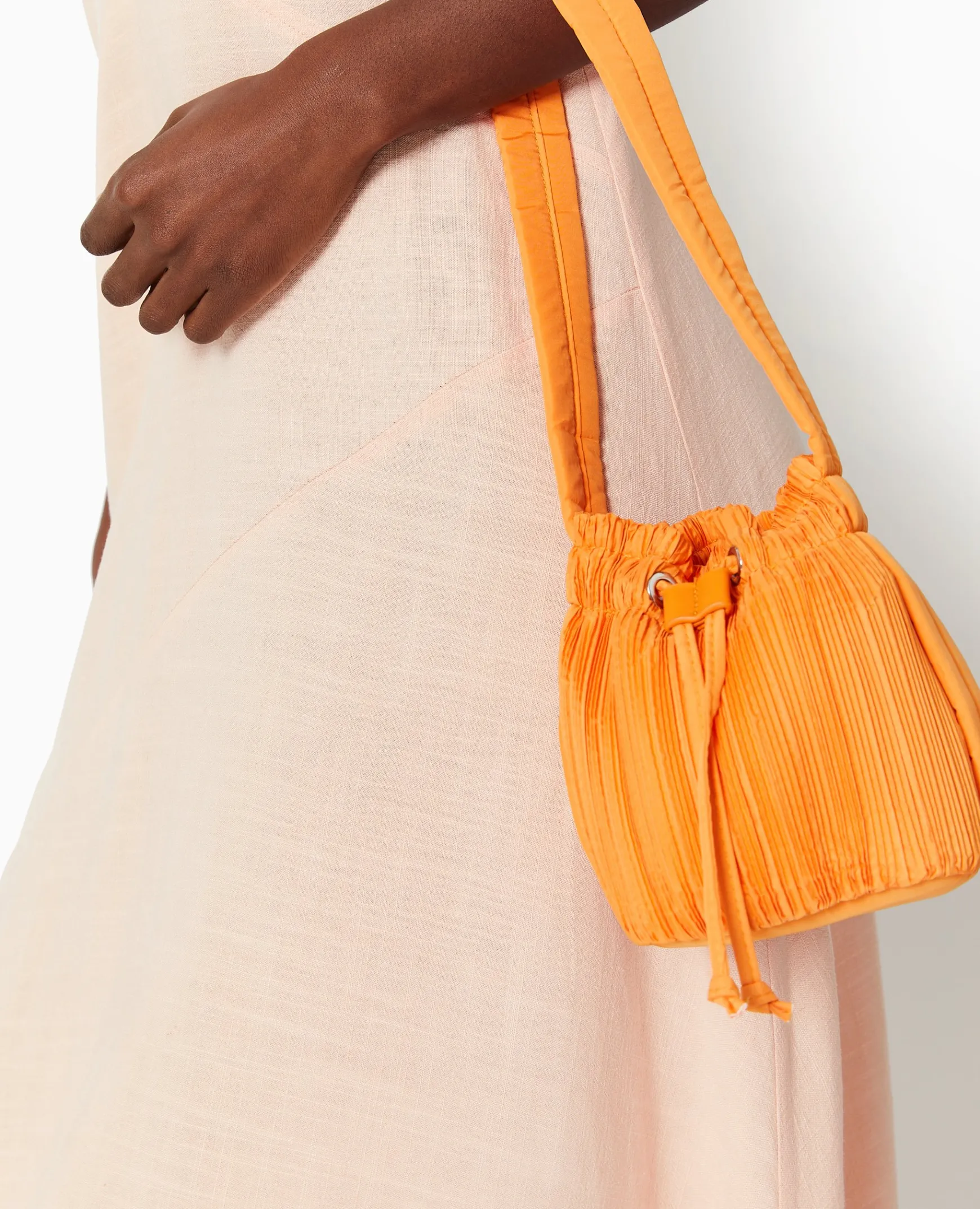 Pimkie Sac|Toute La Collection^Mini Sac Seau En Tissu Plissé -
