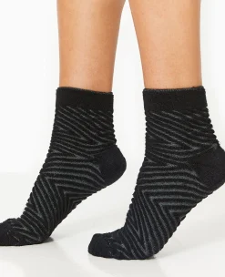 Pimkie Collants Et Chaussettes|Pimkie Positive^Paire De Chaussettes Avec Rayures Maille Bouclette -