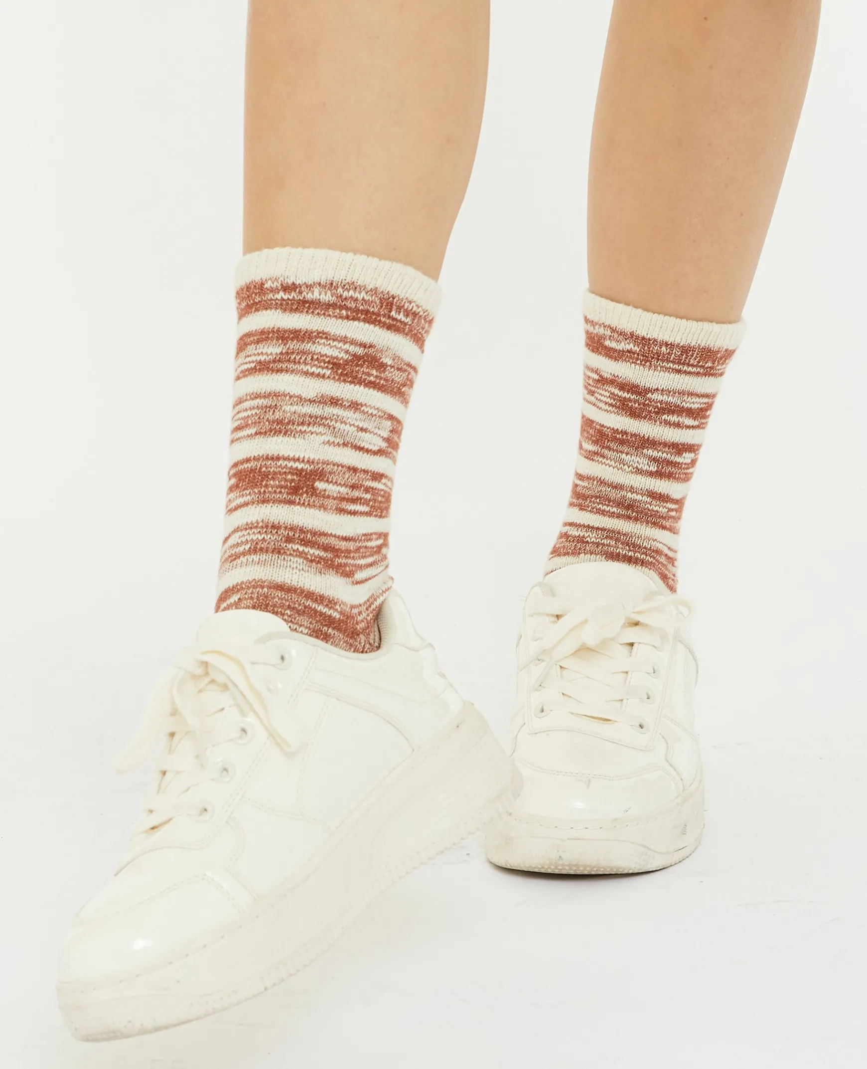 Pimkie Collants Et Chaussettes|Toute La Collection^Paire De Chaussettes Bicolores Effet Rayé -