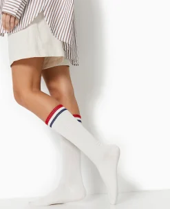 Pimkie Collants Et Chaussettes|Toute La Collection^Paire De Chaussettes Hautes Avec Bandes Couleur -