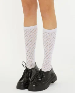 Pimkie Collants Et Chaussettes|Toute La Collection^Paires De Chaussettes Hautes Avec Fils Lurex -