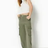 Pimkie Pantalon^Pantalon Cargo En Tissu Fluide Tencel -