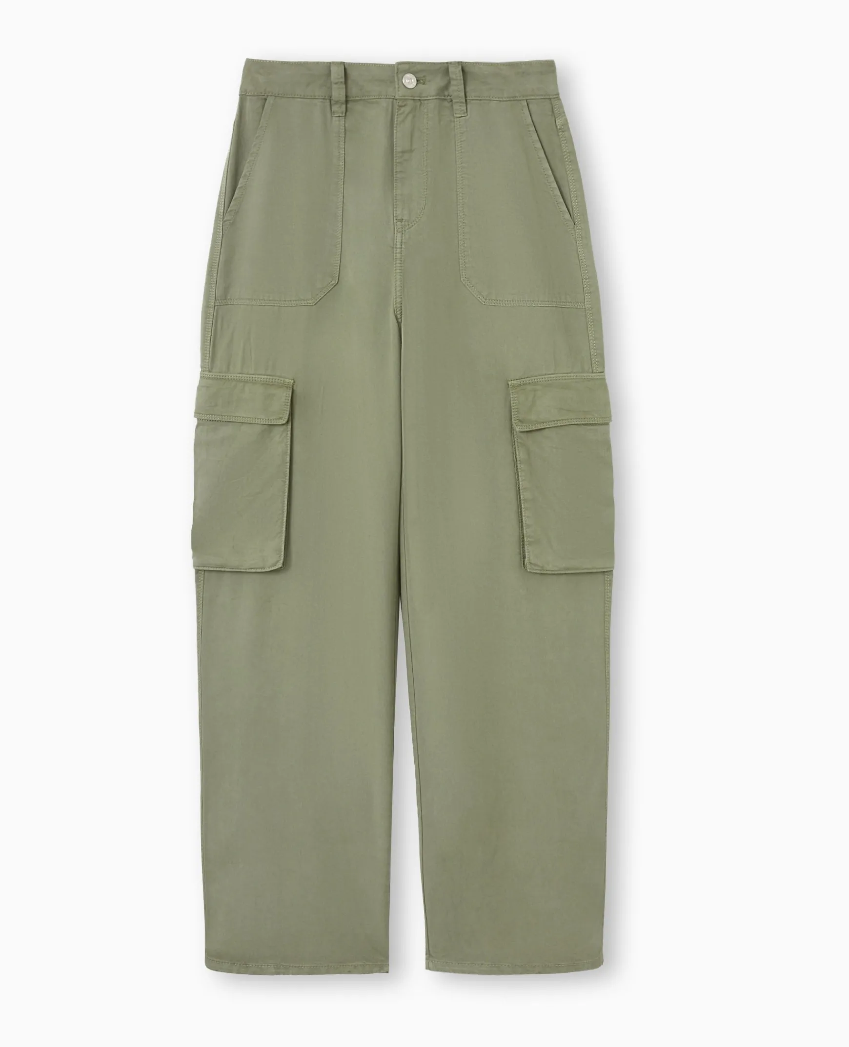 Pimkie Pantalon^Pantalon Cargo En Tissu Fluide Tencel -