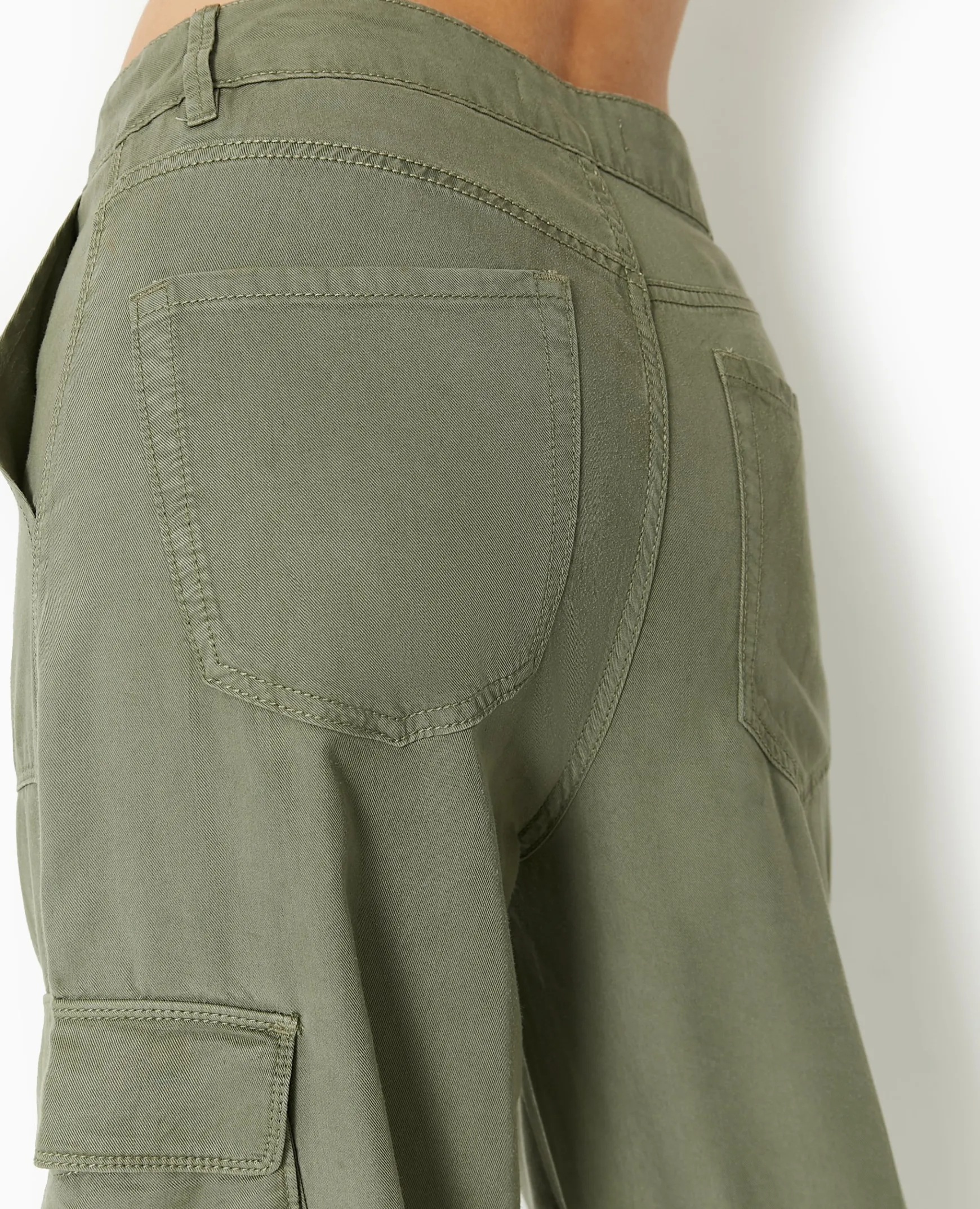 Pimkie Pantalon^Pantalon Cargo En Tissu Fluide Tencel -