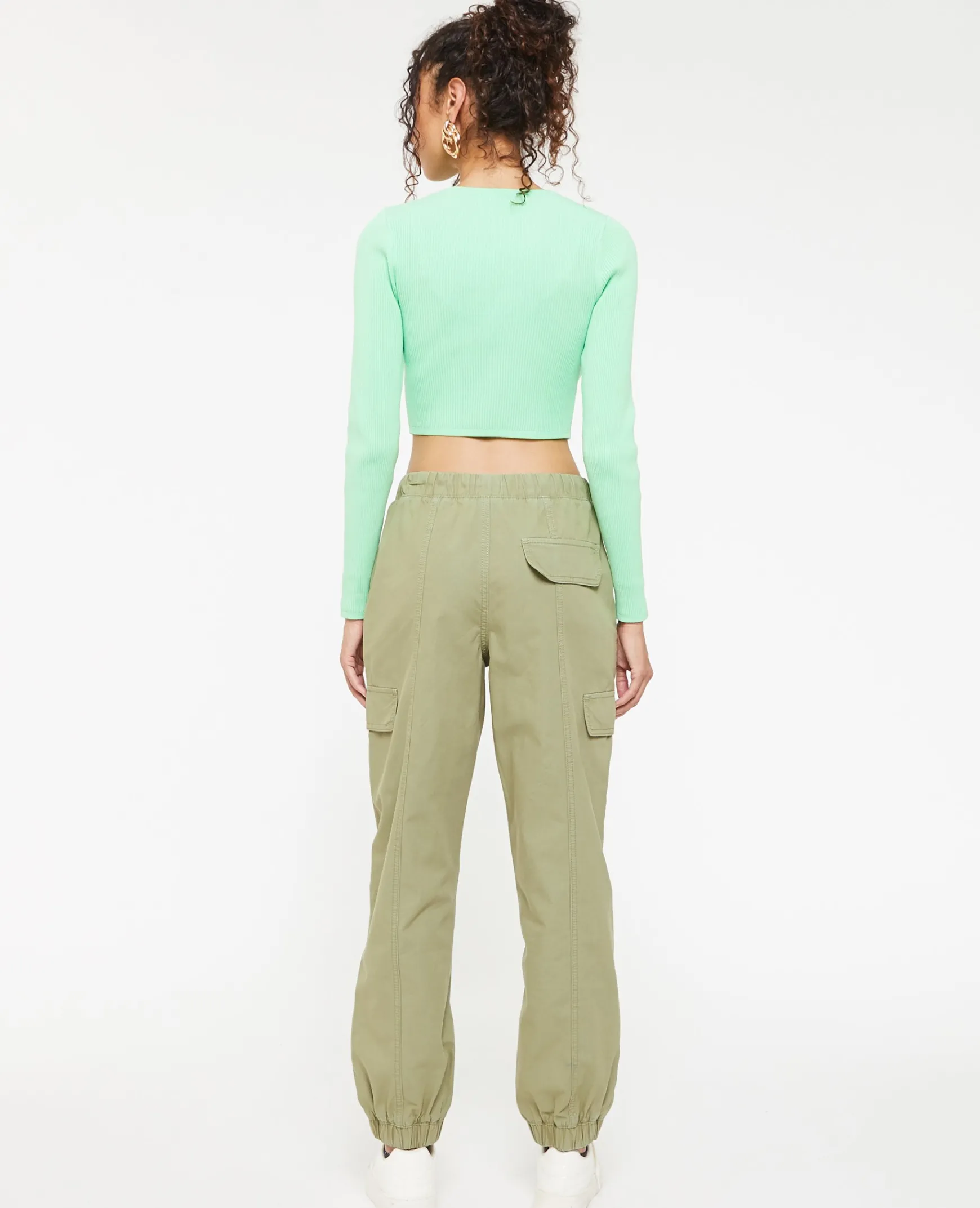 Pimkie Pimkie Positive|Pantalon^Pantalon Cargo Taille Et Bas élastiqués -
