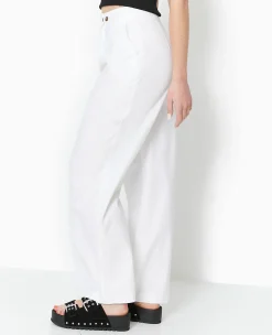Pimkie Pantalon^Pantalon Droit Avec Jeu De Boutonnage Devant -