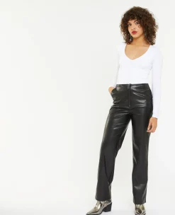 Pimkie Pantalon^Pantalon Droit En Simili -