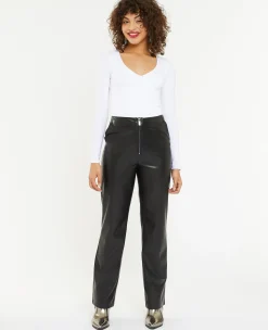Pimkie Pantalon^Pantalon Droit En Simili -