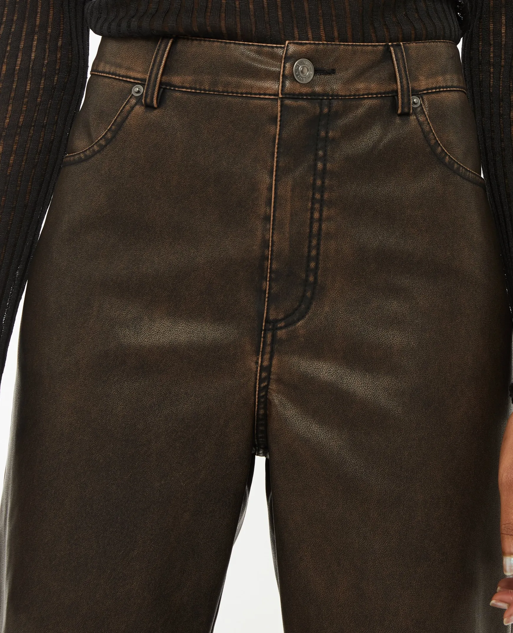 Pimkie Pantalon^Pantalon Droit En Simili -