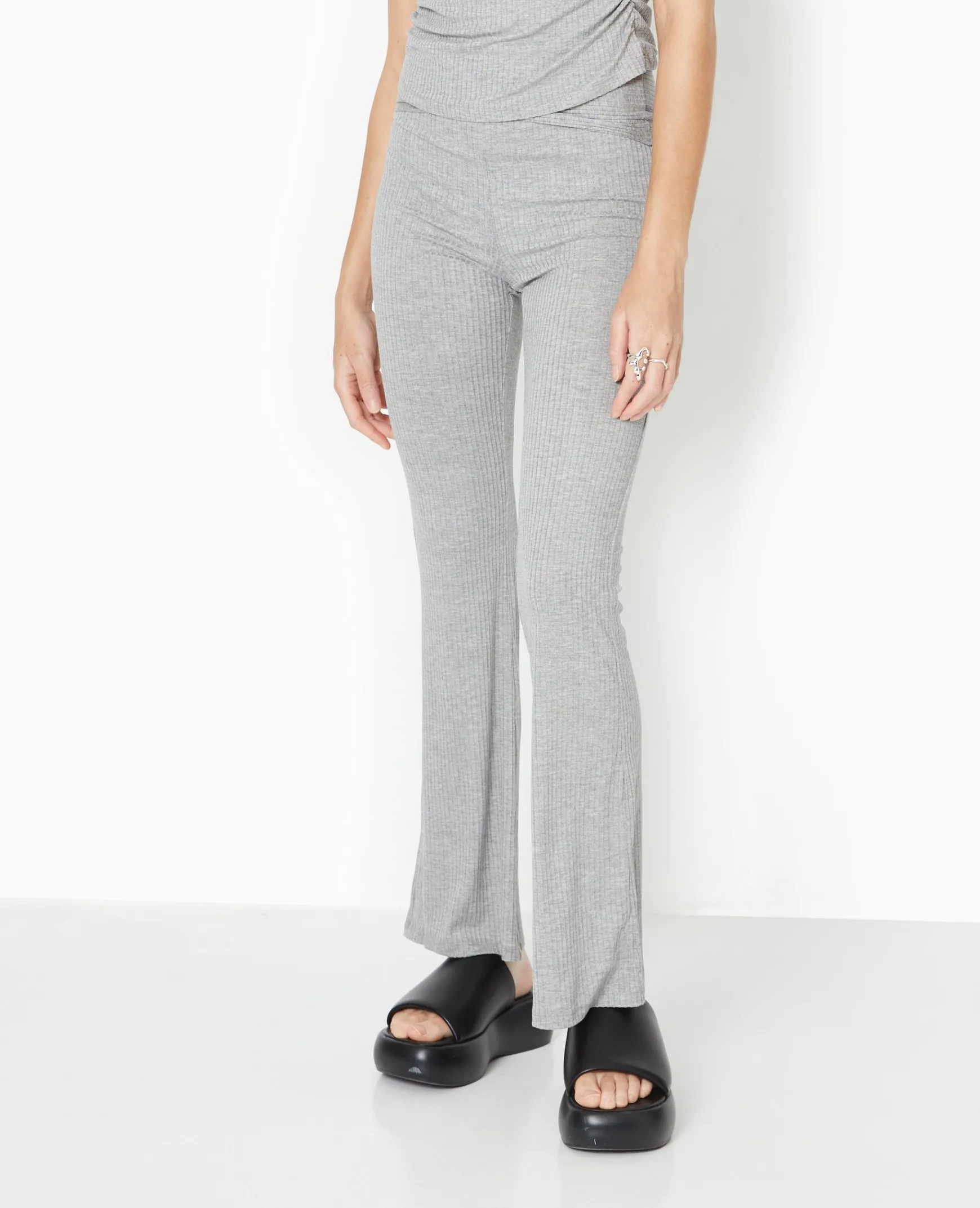 Pimkie Toute La Collection|Pantalon^Pantalon Flare En Maille Côtelée -