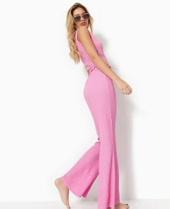 Pimkie Ensembles|Pantalon^Pantalon Flare En Tissu Reliéfé -