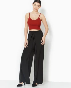 Pimkie Pantalon^Pantalon Large Avec Fentes Et Pans à Nouer -