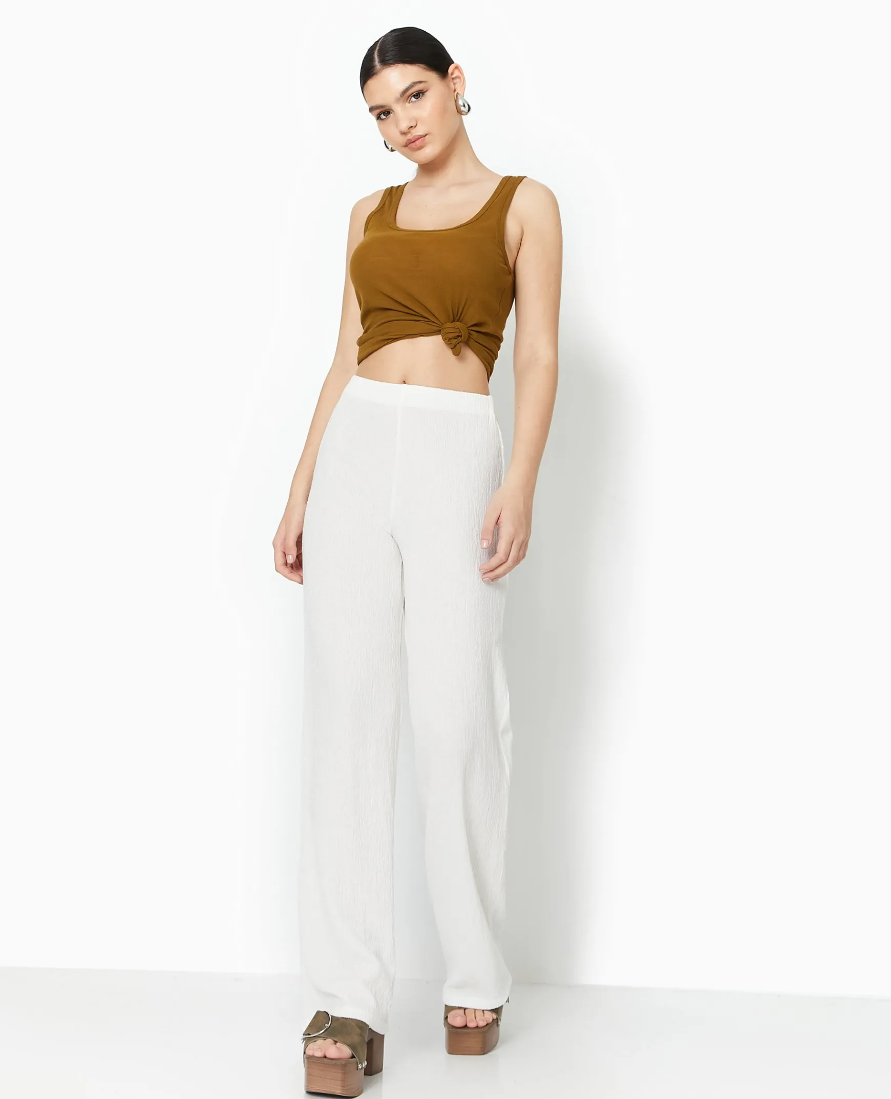Pimkie Pantalon^Pantalon Large En Maille Reliéfée -