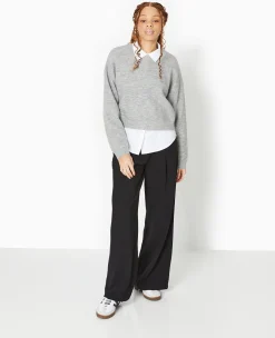 Pimkie Pimkie Positive|Pantalon^Pantalon Large Et Droit Avec Pinces -