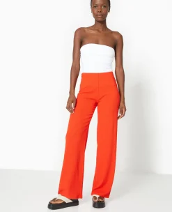 Pimkie Toute La Collection|Pantalon^Pantalon Large Et Fluide En Tissu Effet Froissé -