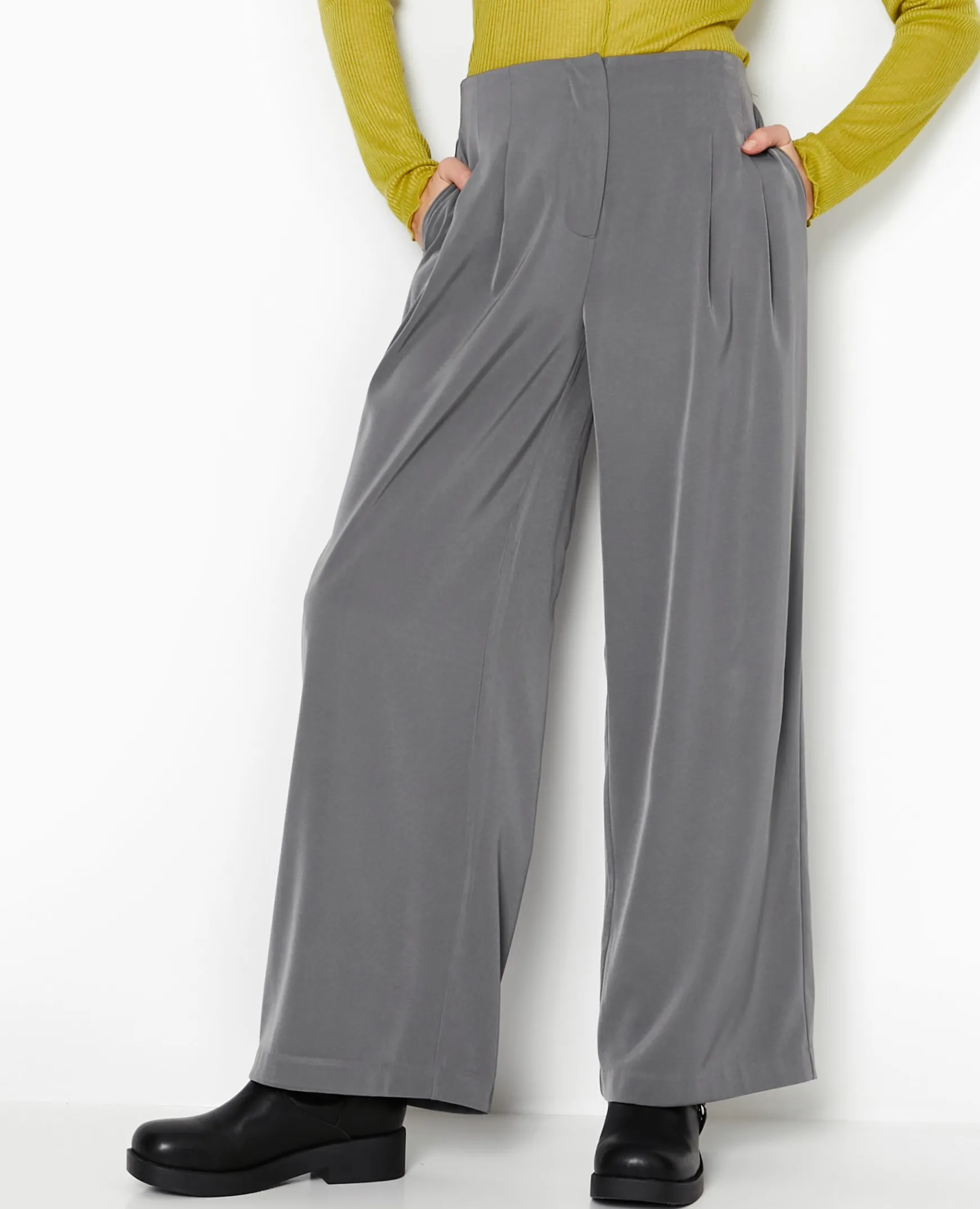 Pimkie Pantalon^Pantalon Large Taille Basse Avec Pinces -