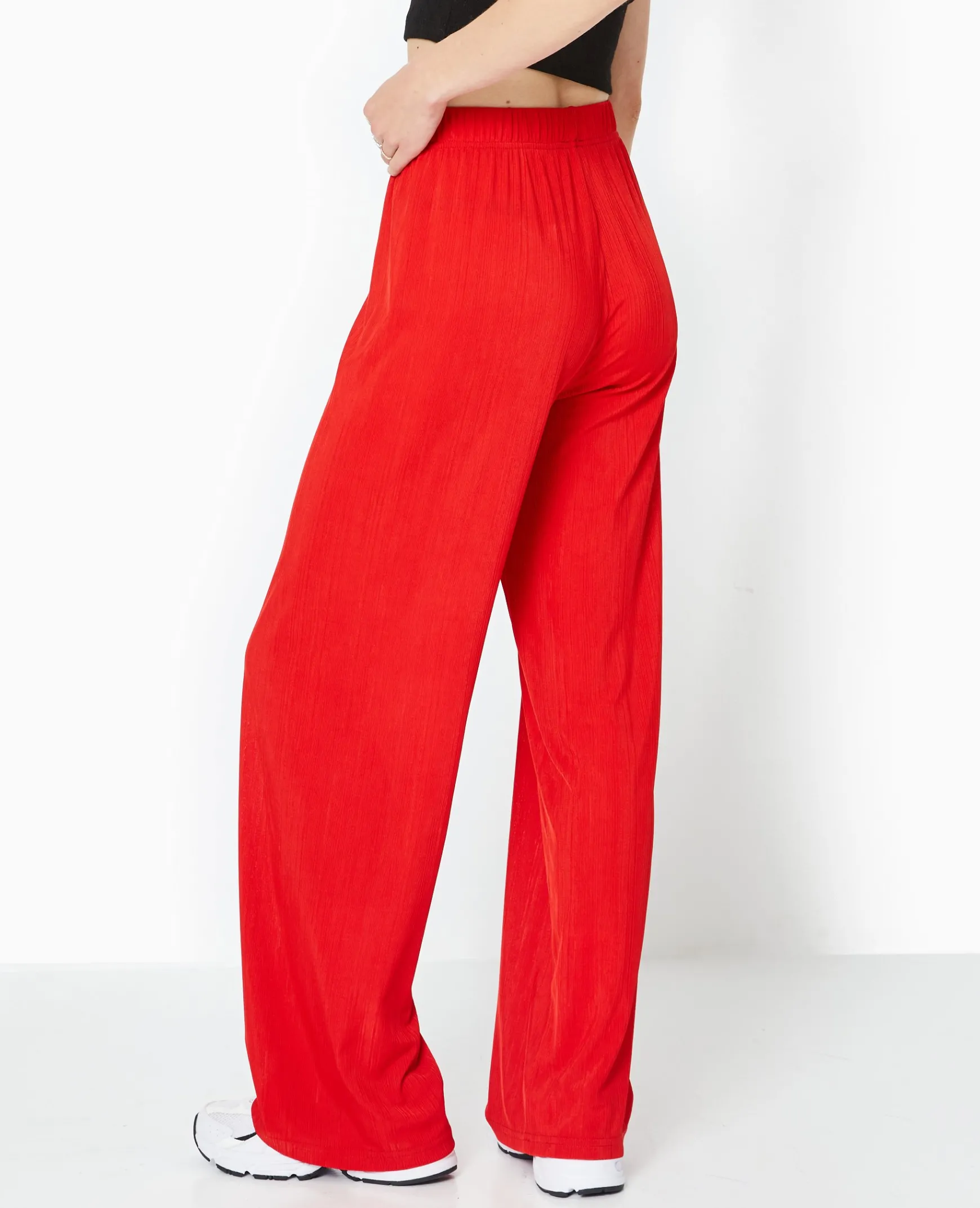 Pimkie Pantalon^Pantalon Palazzo En Maille Texturée Effet Rayé -