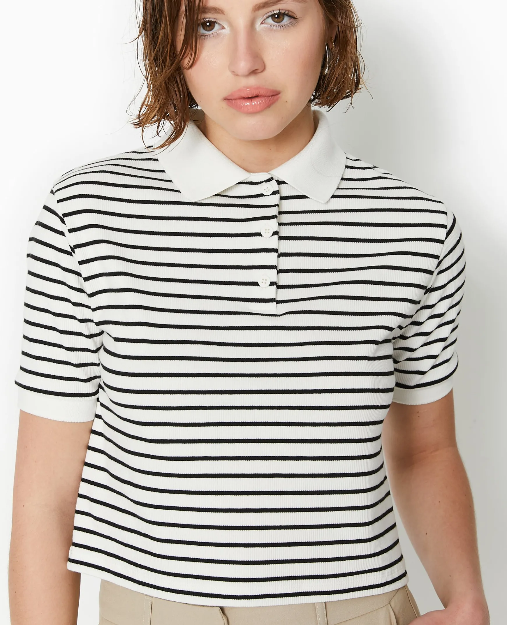 Pimkie T-Shirt Et Top^Polo Court Rayé -