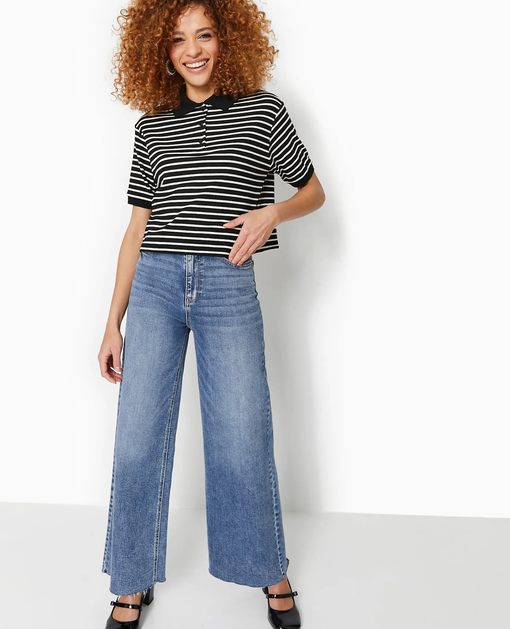 Pimkie T-Shirt Et Top^Polo Court Rayé -