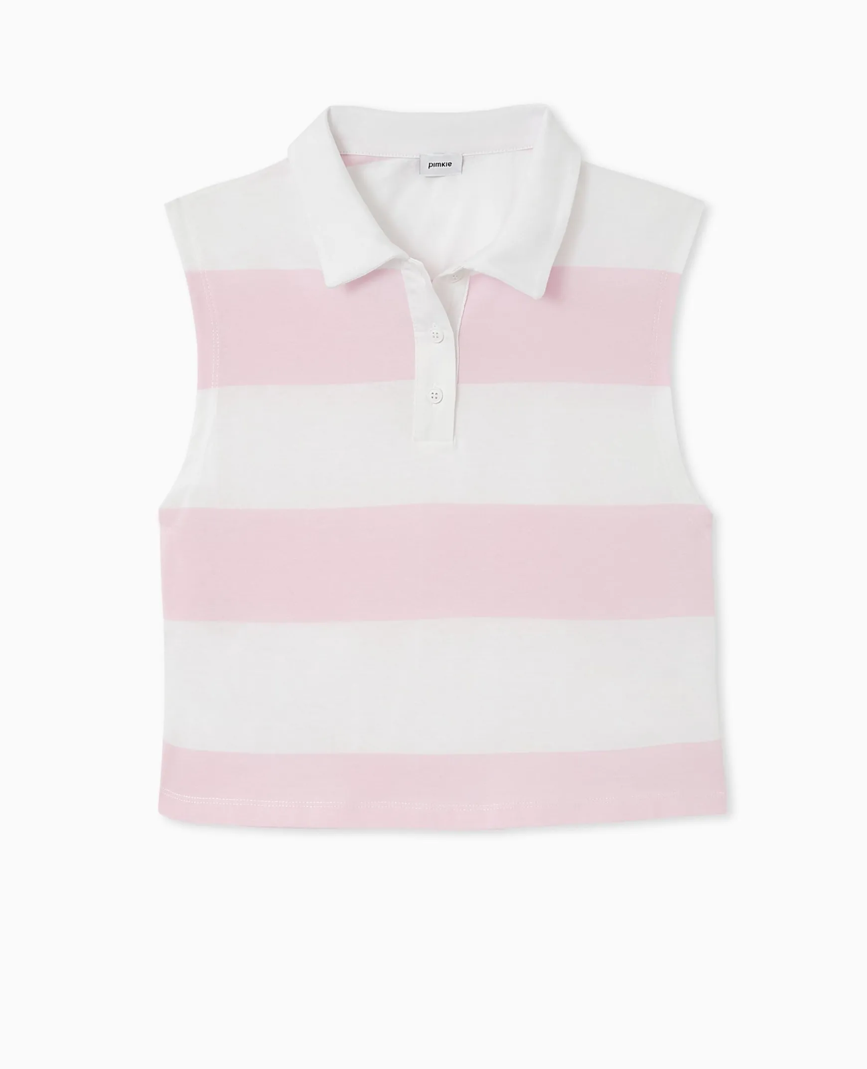 Pimkie T-Shirt Et Top^Polo Court Sans Manches Rayé -