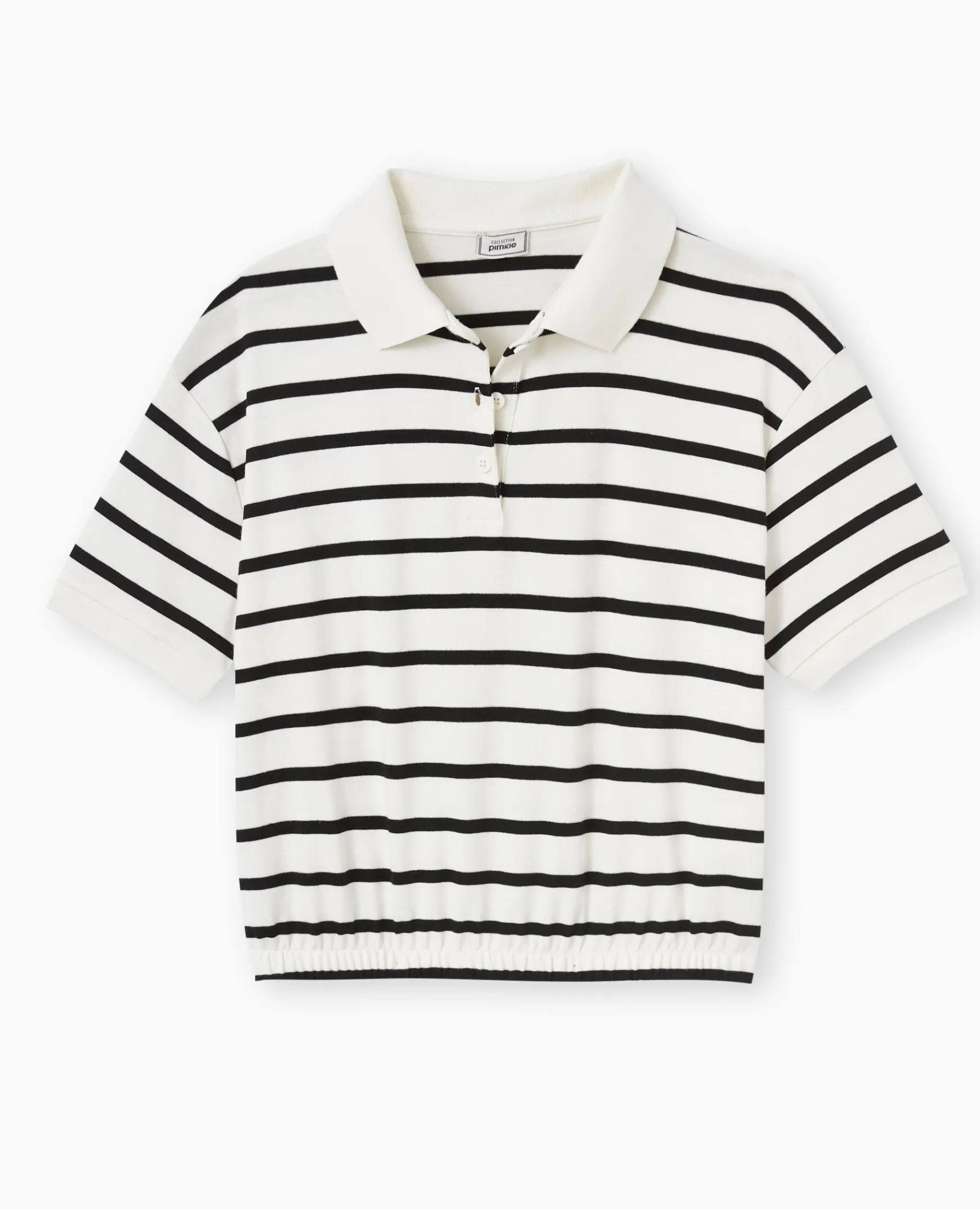 Pimkie T-Shirt Et Top^Polo Rayé Avec Base élastiquée -