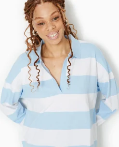 Pimkie Toute La Collection|T-Shirt Et Top^Polo Rayé Oversize Manches Longues -