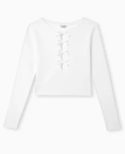 Pimkie Toute La Collection|Pull Et Gilet^Pull Ajusté Avec Ouvertures Et Nœuds Devant -