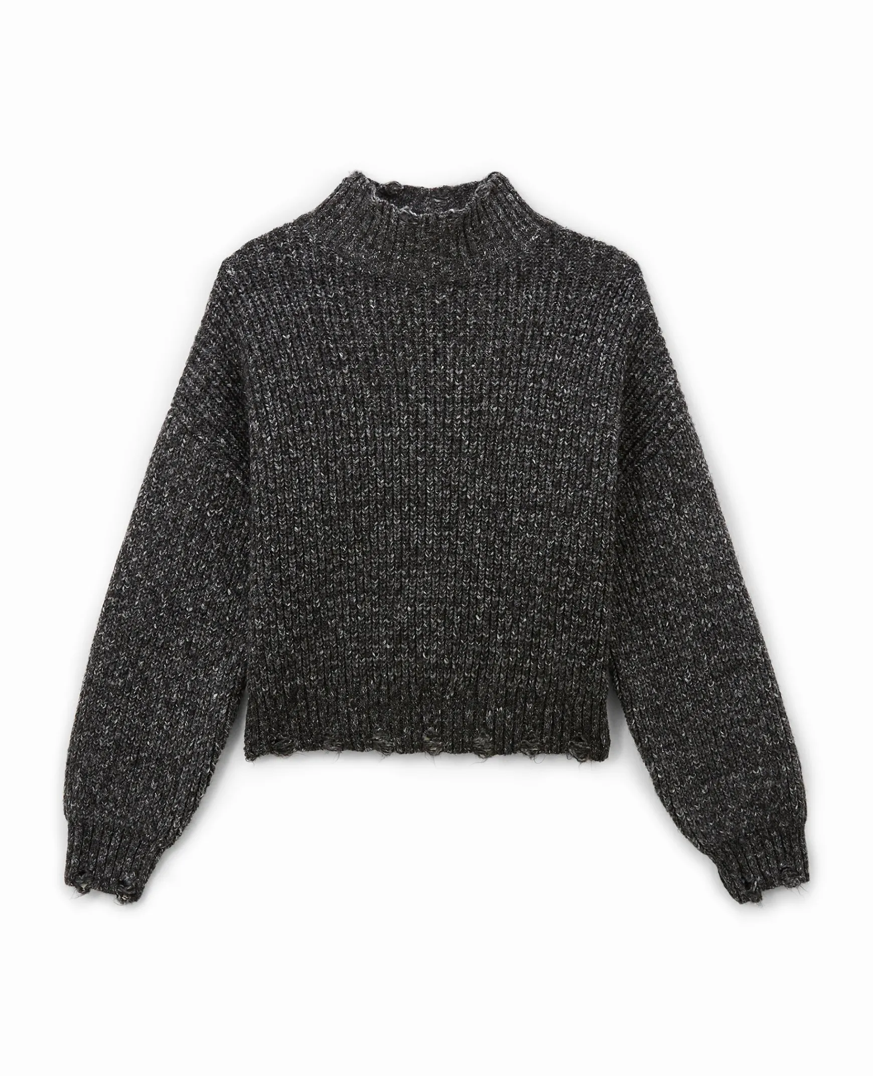 Pimkie Pull Et Gilet^Pull Col Montant Avec Détails Destroy -