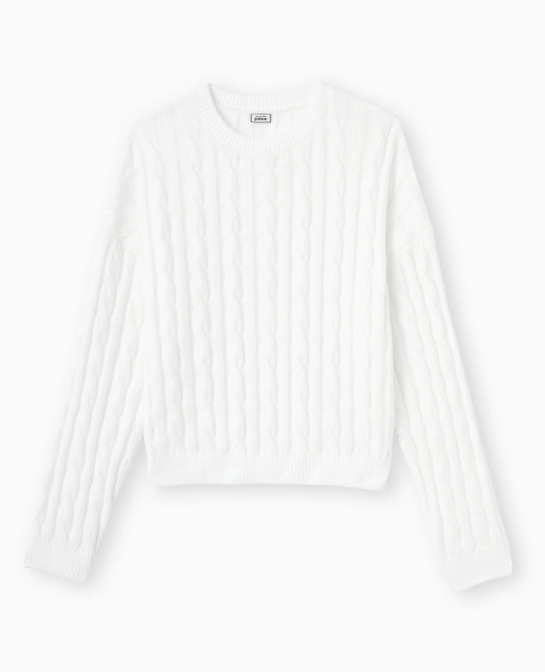 Pimkie Pull Et Gilet^Pull Col Rond En Maille Chenille Torsadée -