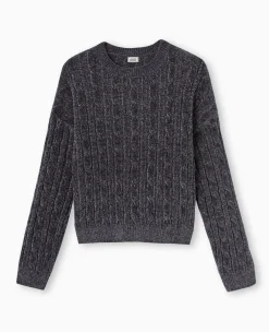 Pimkie Pull Et Gilet^Pull Col Rond En Maille Chenille Torsadée -