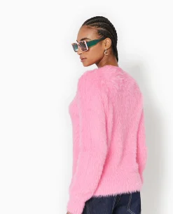 Pimkie Pull Et Gilet^Pull Col Rond En Maille Fluffy Et Poilue -