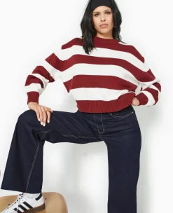 Pimkie Toute La Collection|Pull Et Gilet^Pull Col Rond En Maille Rayée -