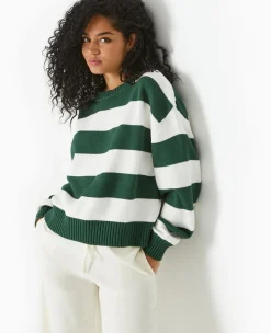 Pimkie Pull Et Gilet^Pull Col Rond En Maille Rayée -