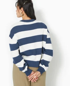 Pimkie Toute La Collection|Pull Et Gilet^Pull Col Rond En Maille Rayée -