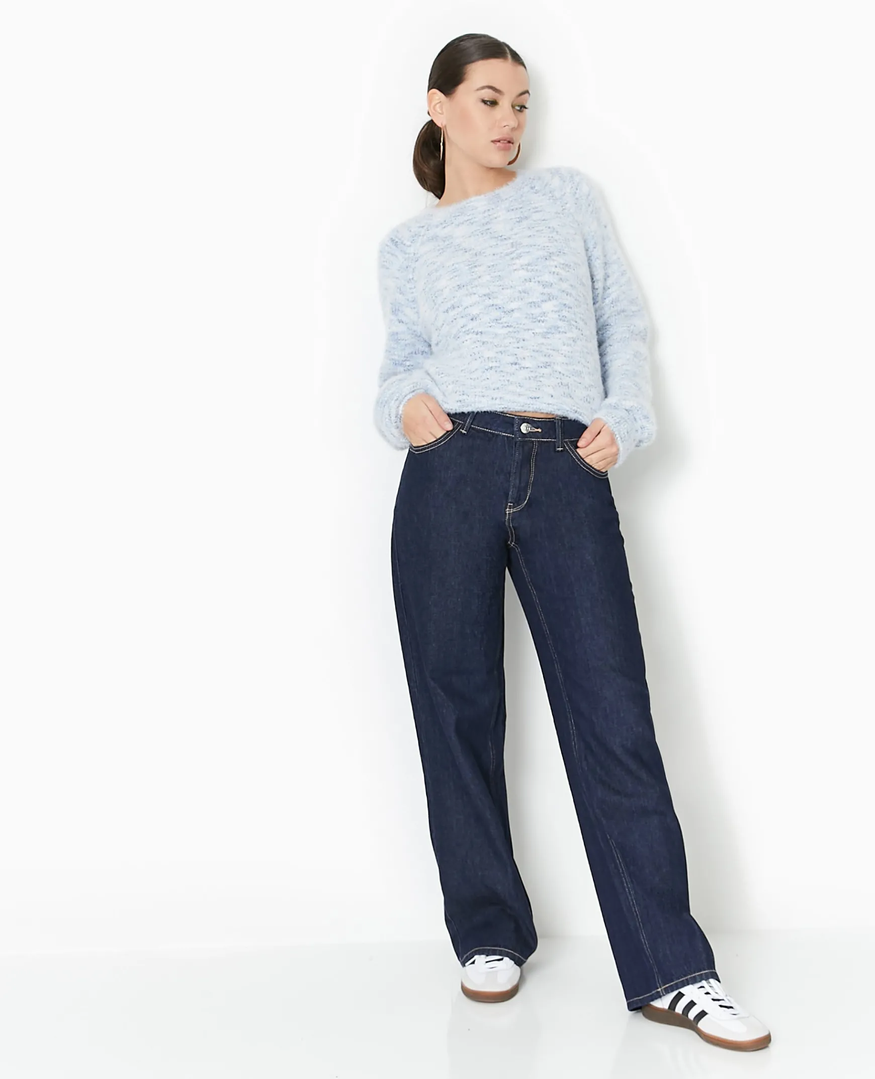 Pimkie Pull Et Gilet^Pull Col Rond Maille Fluffy -