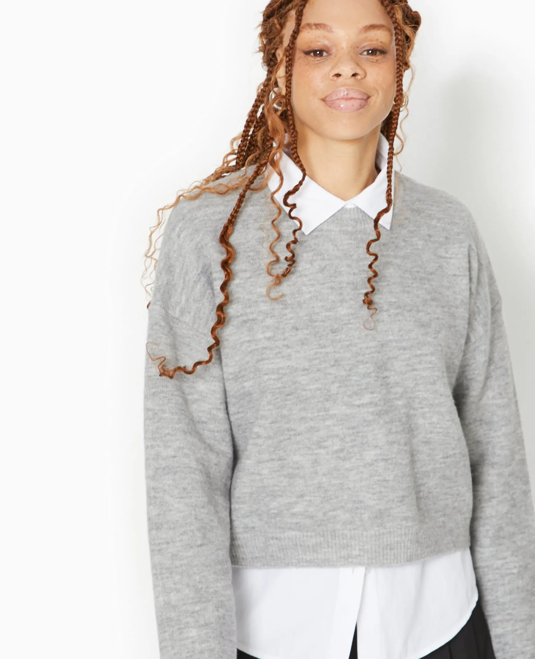 Pimkie Pull Et Gilet^Pull Court En Maille -