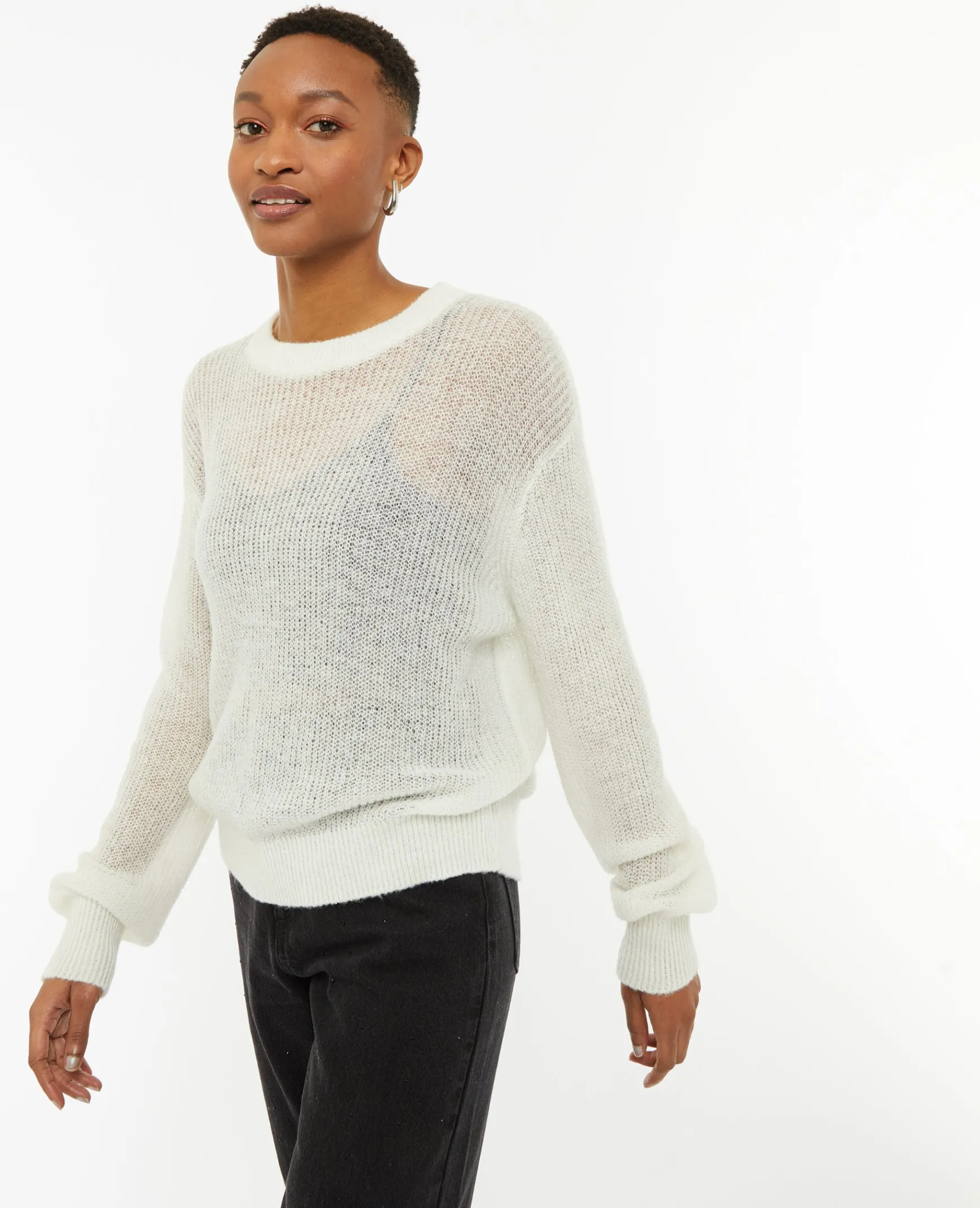 Pimkie Pull Et Gilet^Pull En Maille Ajourée -