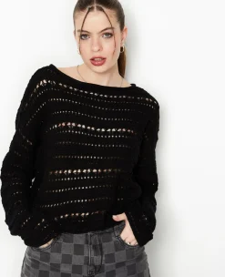 Pimkie Pull Et Gilet^Pull En Maille Ajourée Façon Crochet -