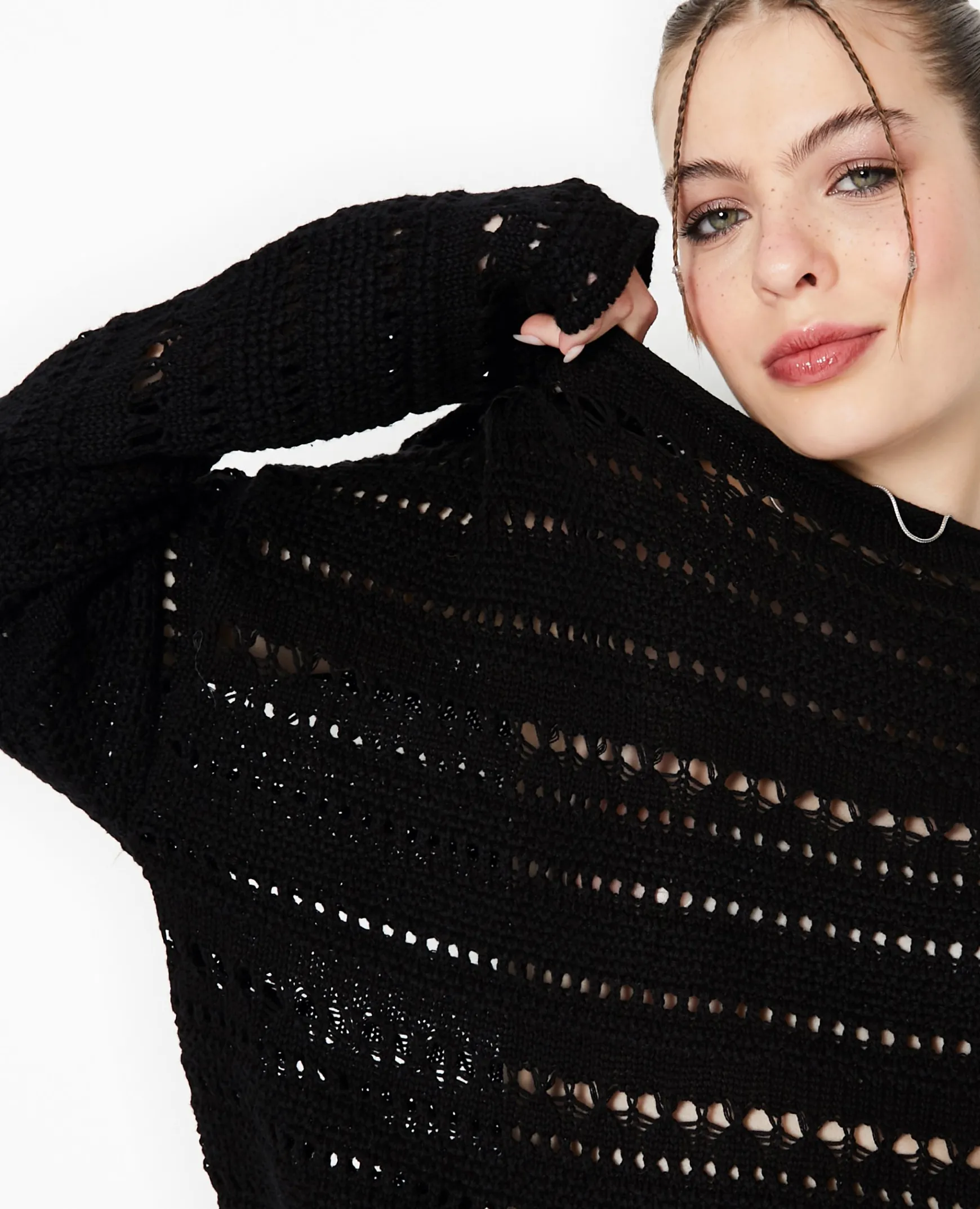 Pimkie Pull Et Gilet^Pull En Maille Ajourée Façon Crochet -