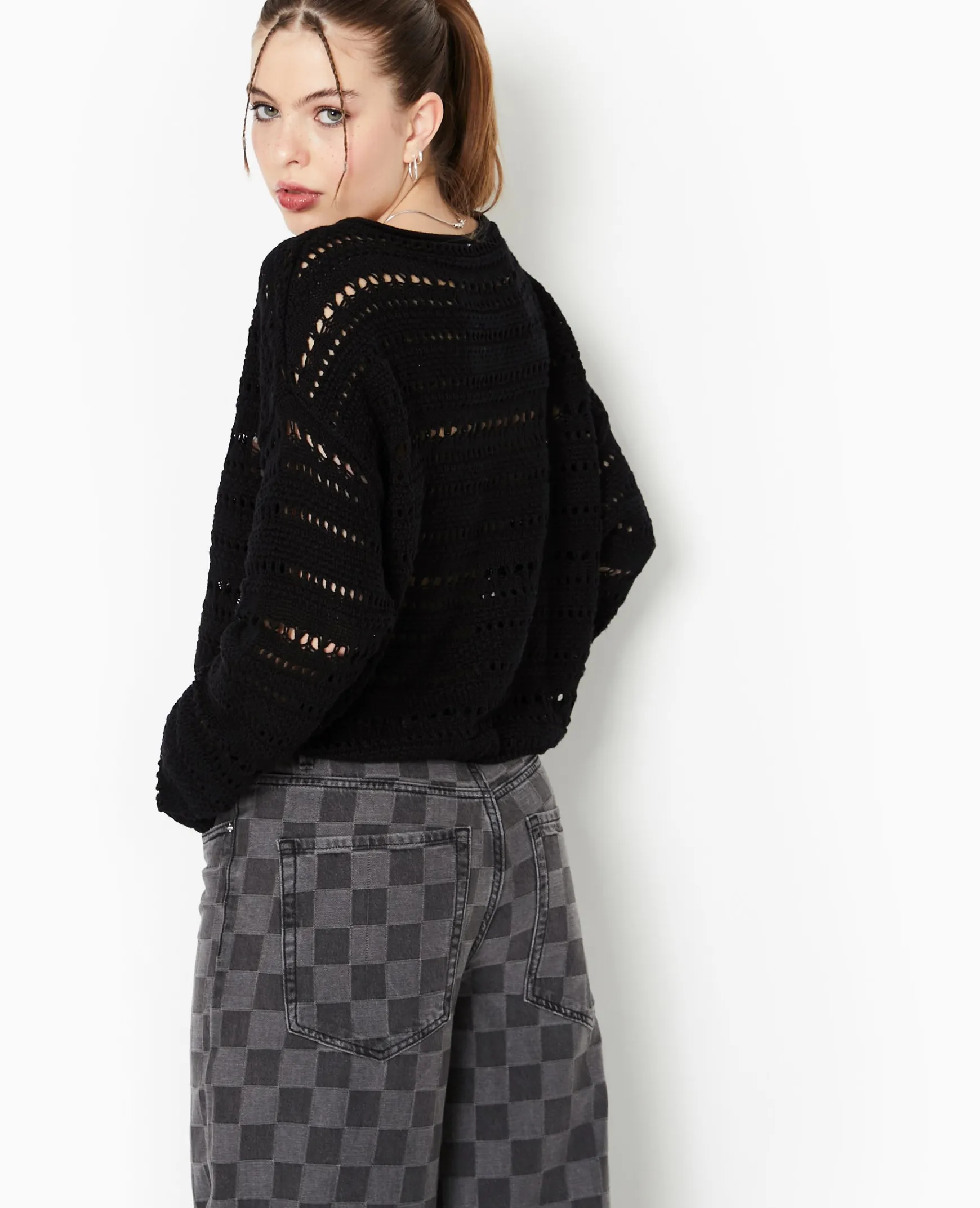 Pimkie Pull Et Gilet^Pull En Maille Ajourée Façon Crochet -